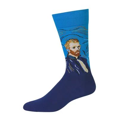 Men's Van Gogh Crew Socks