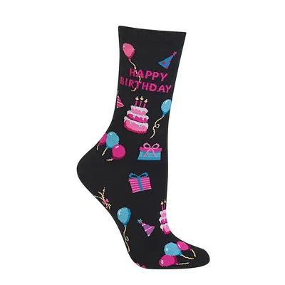 Women's Happy Birthday Dress Socks