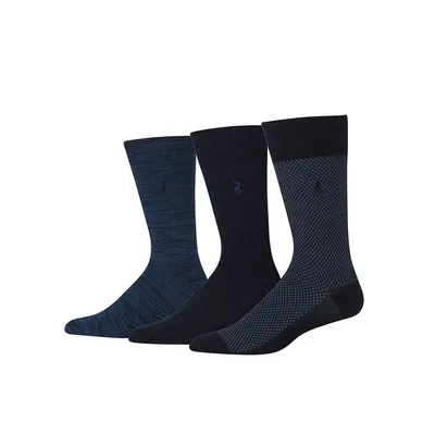 3-Pair Supersoft Birdseye Socks Set
