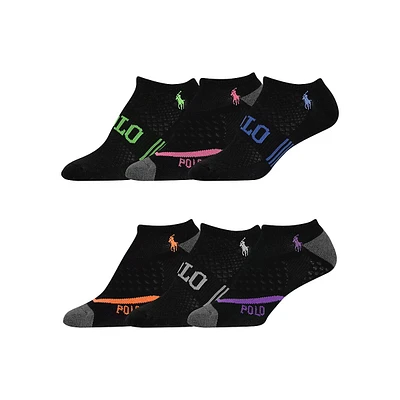 Chaussettes basses pour femme, paquet de six paires