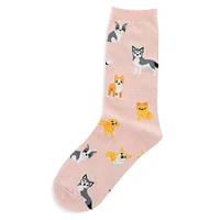 Kid's Dog Themed Crew Socks