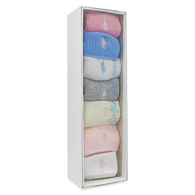 Paquet de 7 paires de chaussettes colorées pour bébé