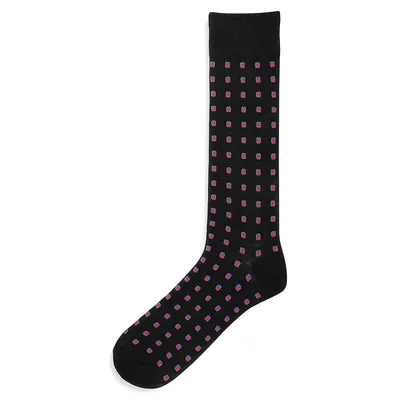 Men's Split Dot Crew Socks