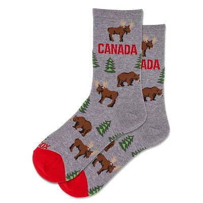 Chaussettes mi-mollet Canada pour femmes