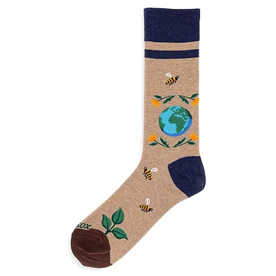 Men's Earth Day Crew Socks