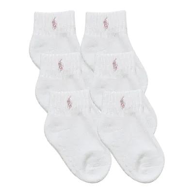 Baby's 6-Pair Quarter-Length Sport Socks Pack