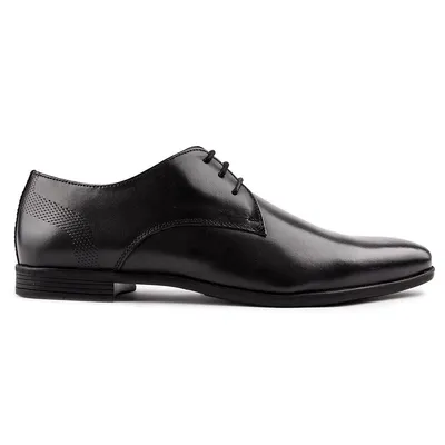 Racing Green Black Leather Formal Shoes