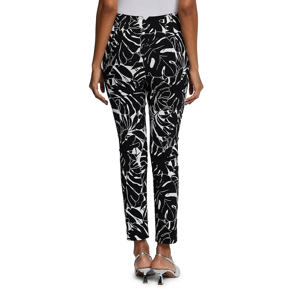 Supreme Stretch Straight-Leg Ankle Pants