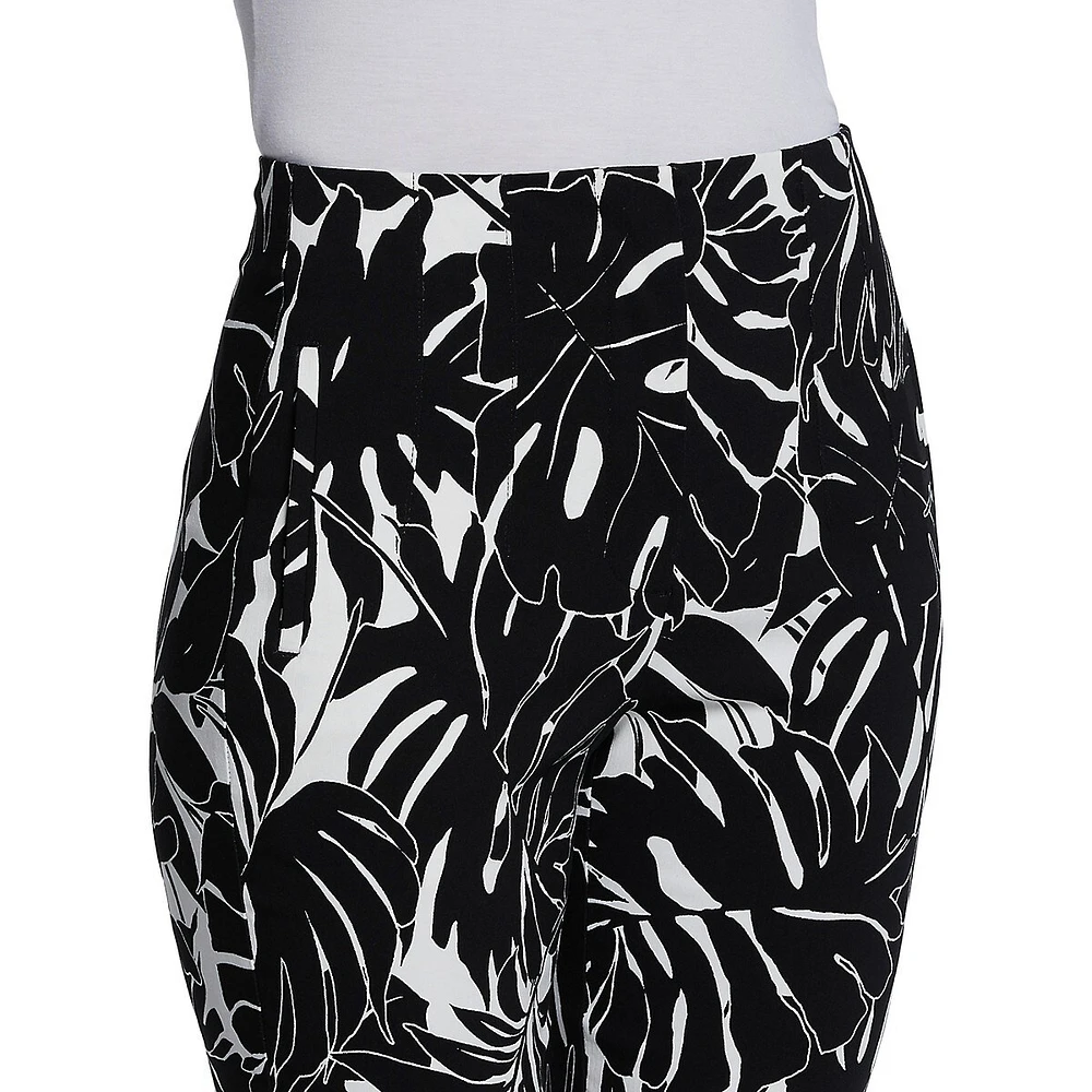 Supreme Stretch Straight-Leg Ankle Pants