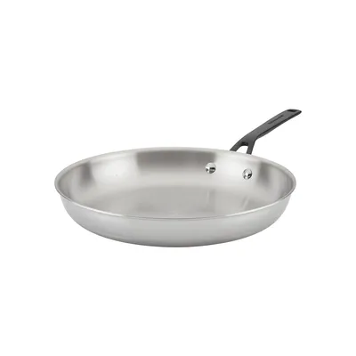 5-Ply Clad Stainless Steel 12.25" Frying Pan