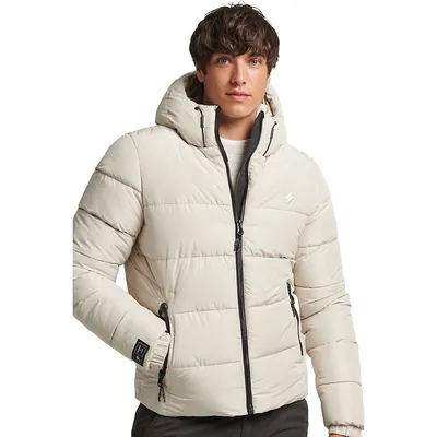 Sports Puffer Hooded Jacket