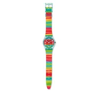 Color The Sky Plastic Strap Watch