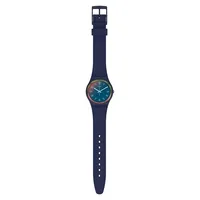 LA Night Blue Silicone-Strap Watch GN274