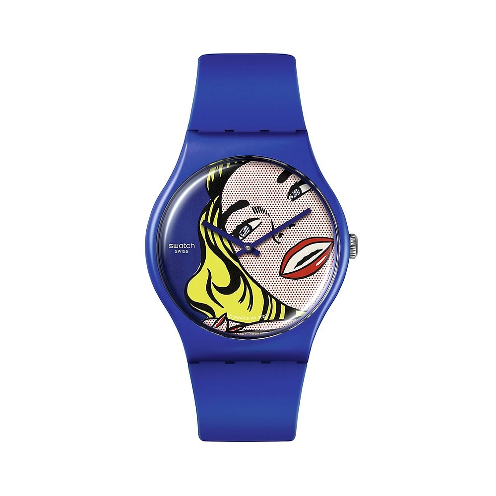 Montre Girl de Roy Lichtenstein, modèle SUOZ352