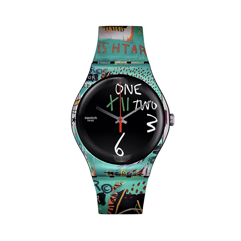 Montre Ishtar de Jean-Michel Basquiat, modèle SUOZ356