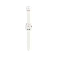 White Classiness Silicone Strap Watch