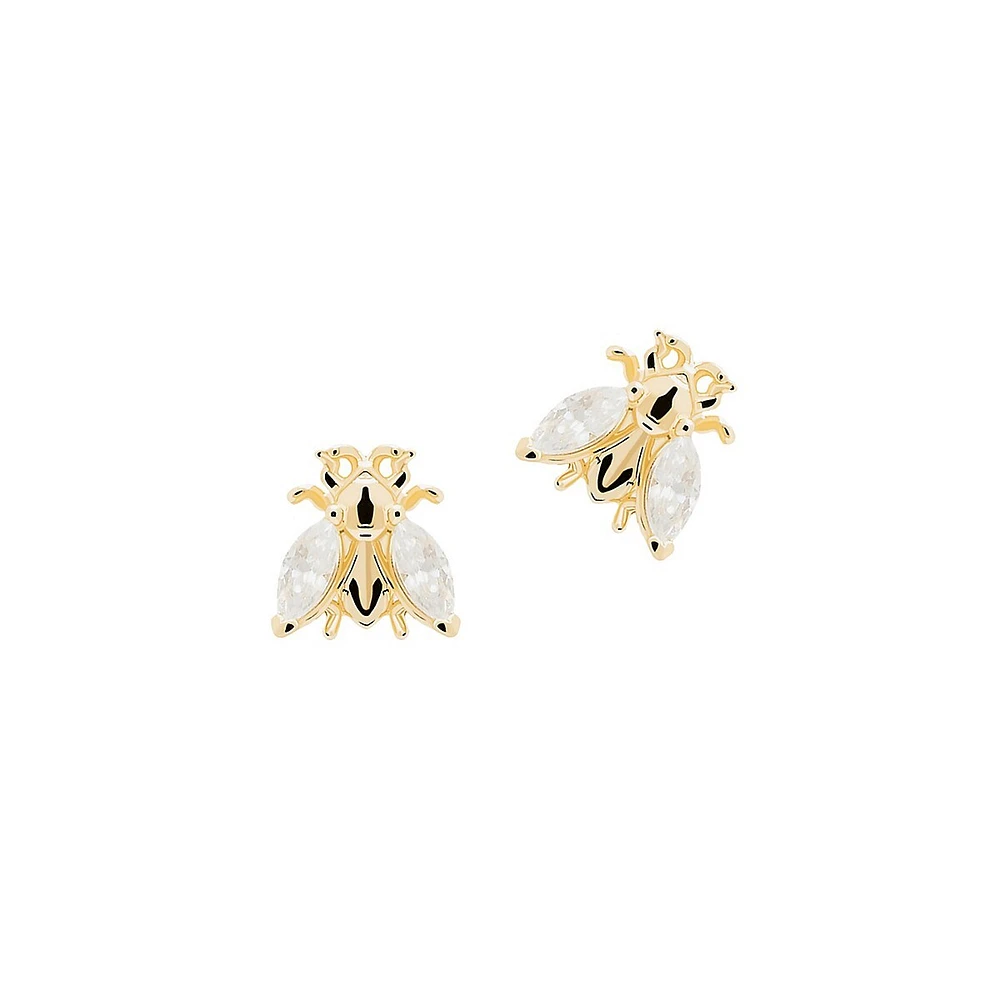 Zaza Buzz 18kt Gold Plated Sterling Silver Earrings