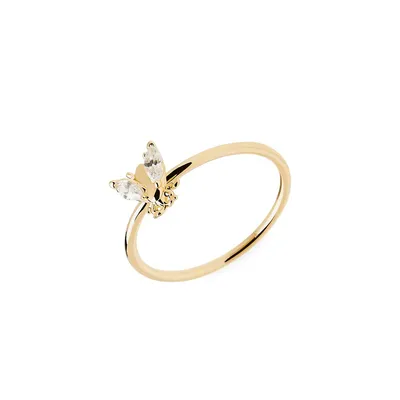 Zaza Buzz 18kt Gold Plated Sterling Silver Ring