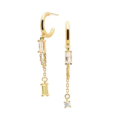 Aisha Salma 18kt Gold Plated Sterling Silver Drop Earrings