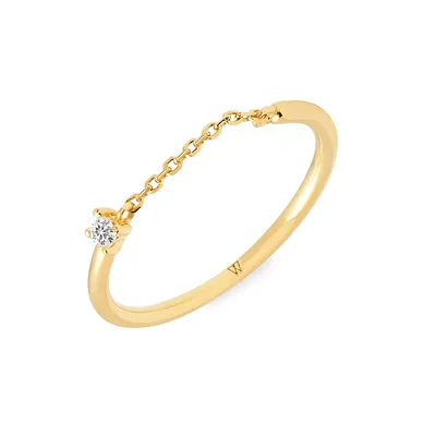 Aisha Nia 18kt Gold Plated Sterling Silver Ring