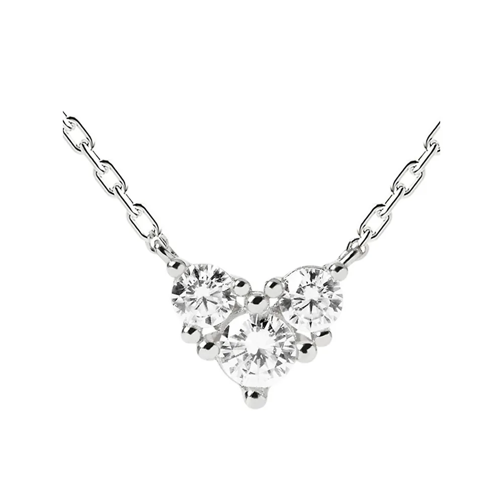 The Forever Set Sterling Silver Necklace & Earrings Set