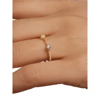 Juno Zena 18K Goldplated Sterling Silver & Multistone Ring