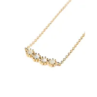 Motion 18K Goldplated Sterling Silver & Doublet Blue Tide Necklace