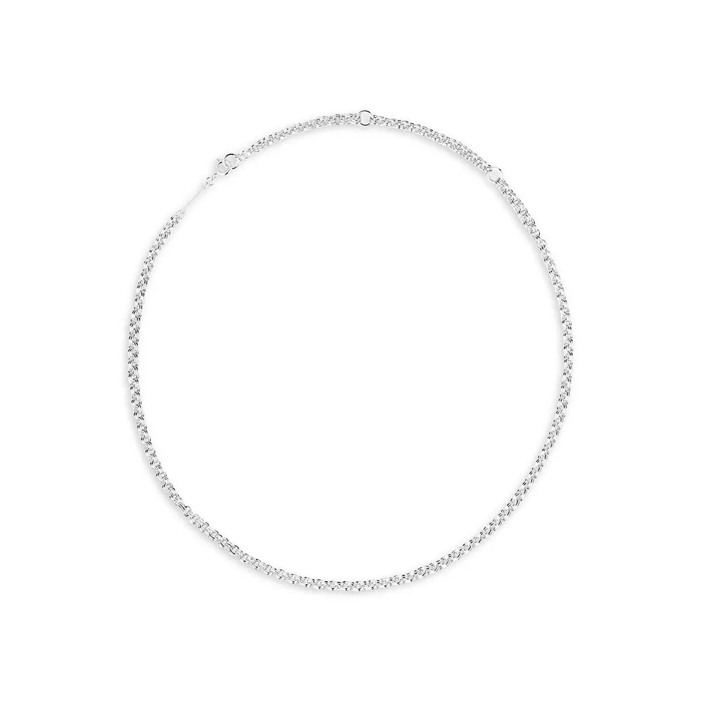 Super Future Neo Sterling Silver Rolo Chain Necklace - 16-Inch