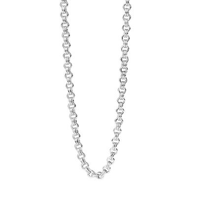 Super Future Neo Sterling Silver Rolo Chain Necklace - 16-Inch