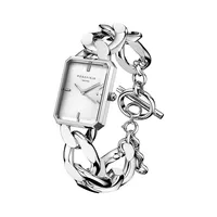 Montre analogique à bracelet chaîne gourmette Studio Silvertone SWSSS-O56