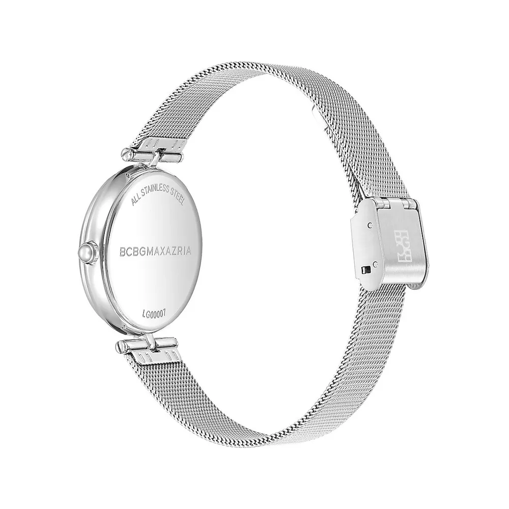 Stainless Steel & Mesh Bracelet Watch BAWLG0000701