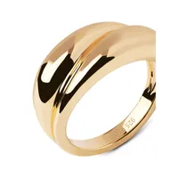 Essentials Desire 18K Goldplated Sterling Silver Ring