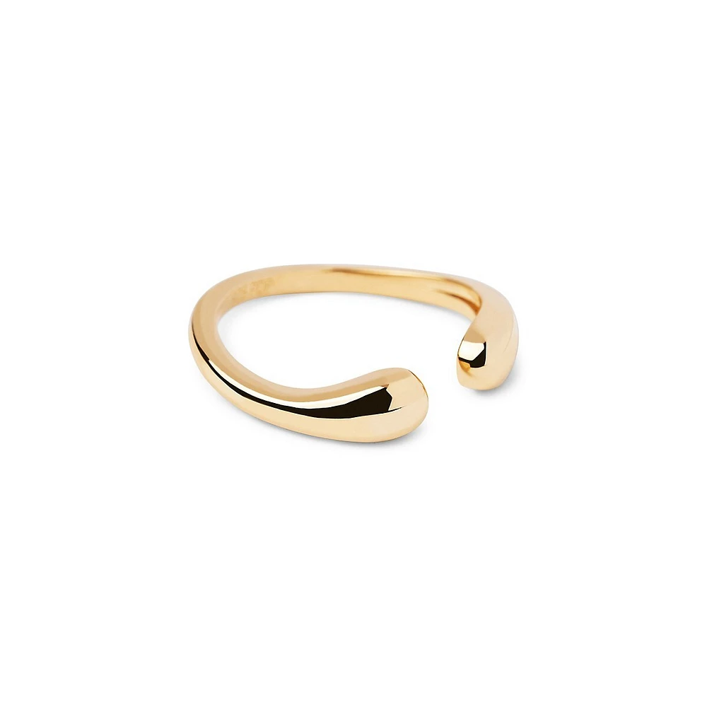 Crush 18K Goldplated Sterling Silver Ring
