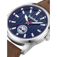 Northbridge Stainless Steel & Leather Strap Watch ​TDWGA0010203