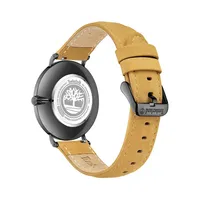 RangeleyBlack-Plated Stainless Steel & Leather Watch TDWGA0011401