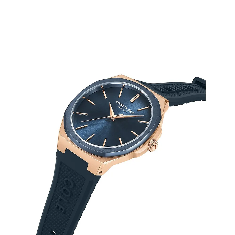 Montre en silicone bleu Modern Classic KCWGM2233803