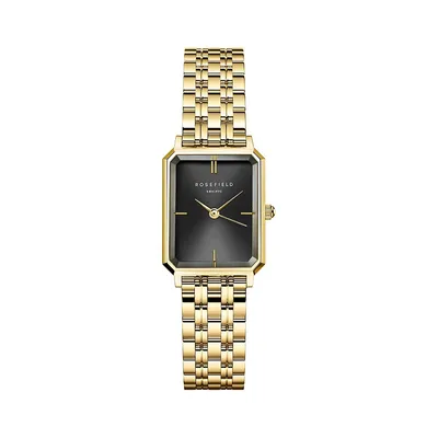 Octagon XS Black Goldtone Bracelet Watch OBGSG-O61