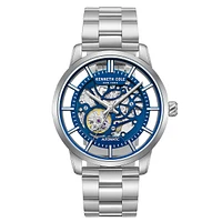 Automatic Openwork Stainless Steel Bracelet Watch KCWGY0064302