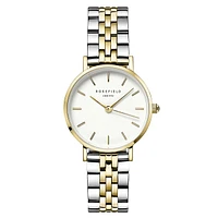 Small Edit Brass & Dutone Stainless Steel Bracelet Watch 26SGD-269B