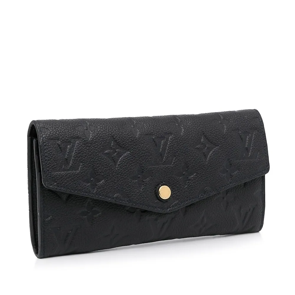 Louis Vuitton Sarah Wallet Black Monogram Empreinte