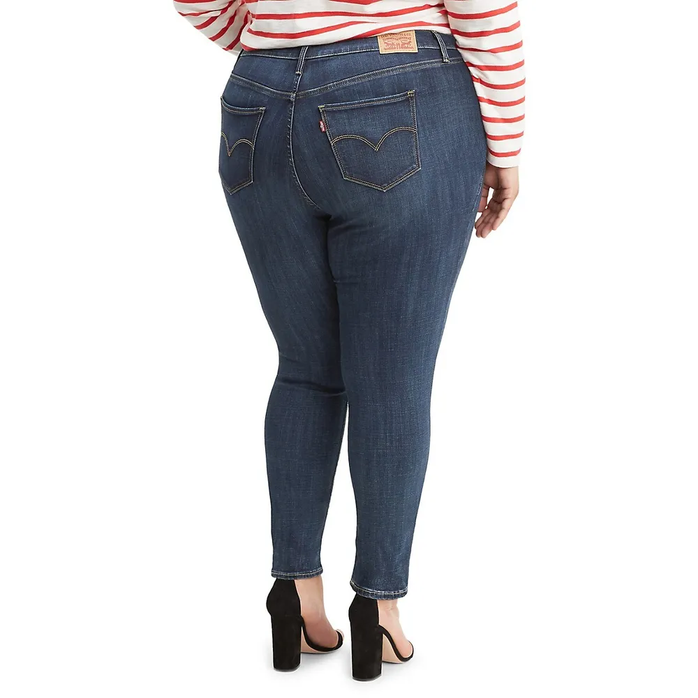 Plus 721 High-Rise Skinny Jeans Blue Story