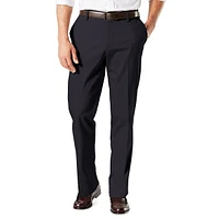 Straight Fit Signature Khaki Flat-Front Pants