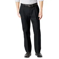 Classic Fit Pleated Signature Khaki Pants