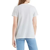 T-shirt en coton avec applique du logo Perfect