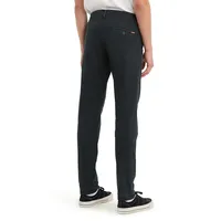 Pantalon en coutil fuselé de coupe régulière