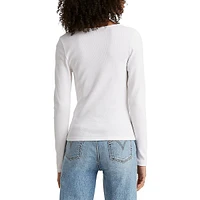 Honey Long-Sleeve Cropped T-Shirt