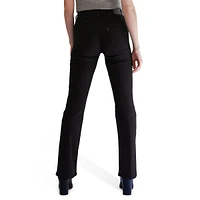 Jean à taille haute et jambe semi-évasée 725 Soft Black