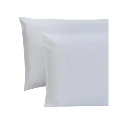300 Thread Count Certified Organic Cotton Percale 2-Piece Pillowcase Set