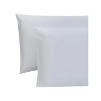 300 Thread Count Certified Organic Cotton Percale 2-Piece Pillowcase Set