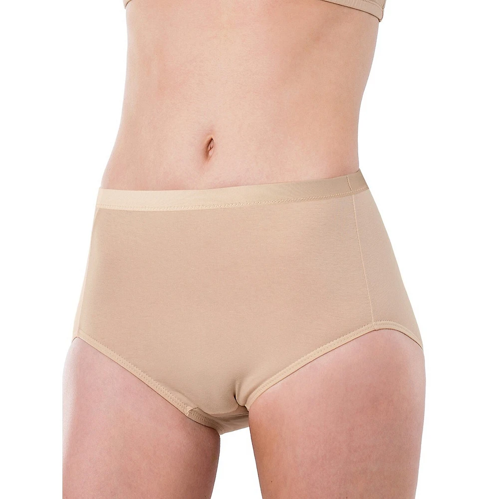 Elita Women's 'Silk Magic' Microfiber High Waisted Thong 